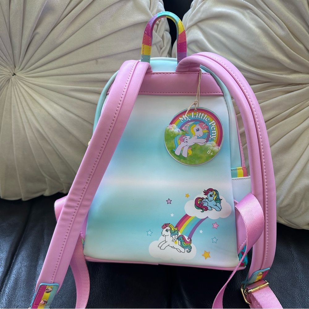 My Little Pony Loungefly Mini Backpack: NWT - Picture 8 of 16